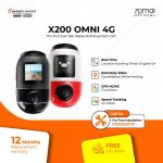 70Mai Dash Camera X200 Omni 360° Digree Dash Camera 64GB - Black