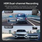70mai  Dash Cam A510 4G Dual Channel Dash Camera front & back Set - 1 Year Replacement Warranty - Image 4